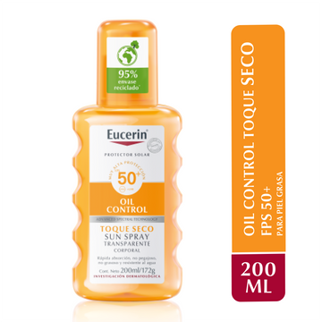 Eucerin Protector Solar Spray Transparente Fps 50+ 200ml