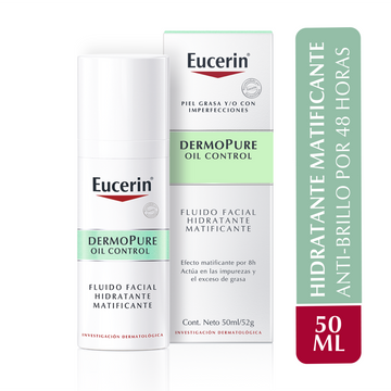 Eucerin Fluido Facial Matificante Dermopure 50ml