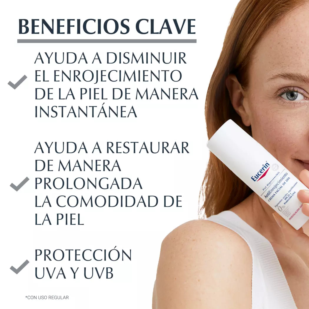 Eucerin  Crema Facial Antienrojecimiento día y noche 50 ml