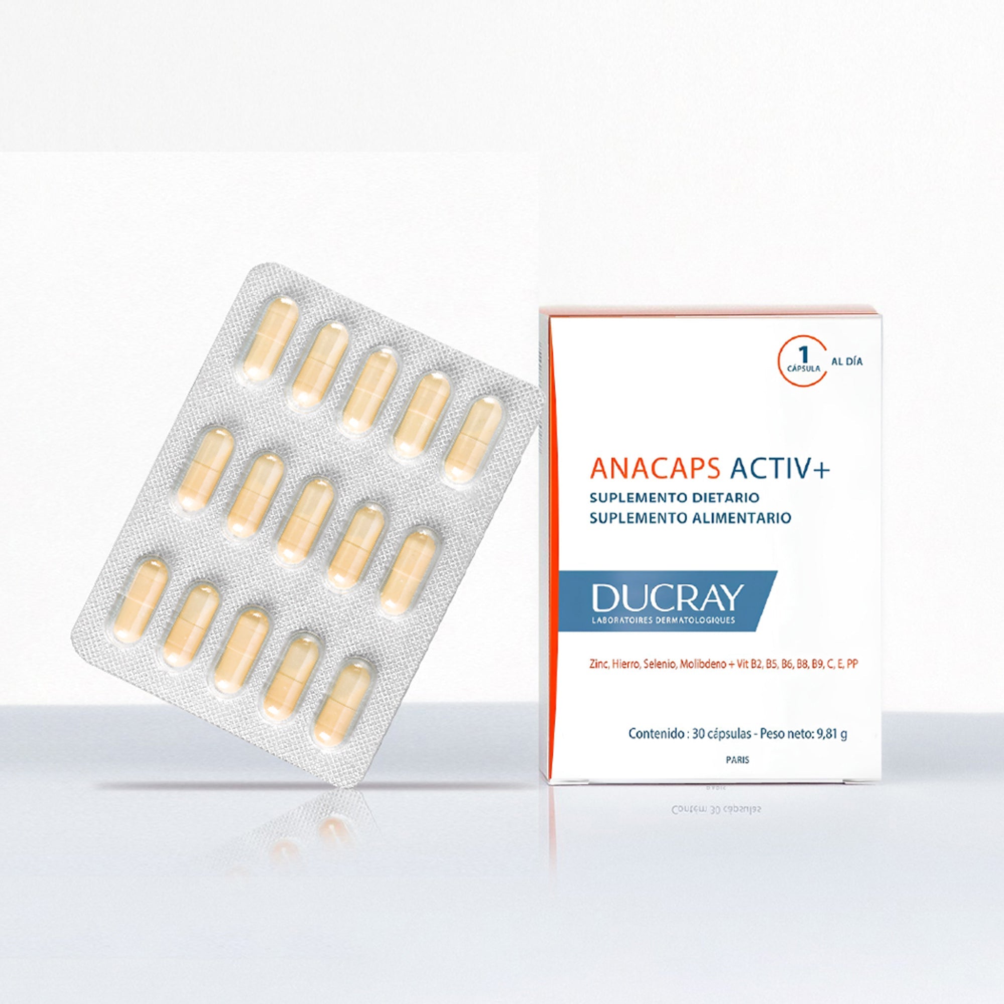 Anacaps Activ+ Tratamiento Anti-caída