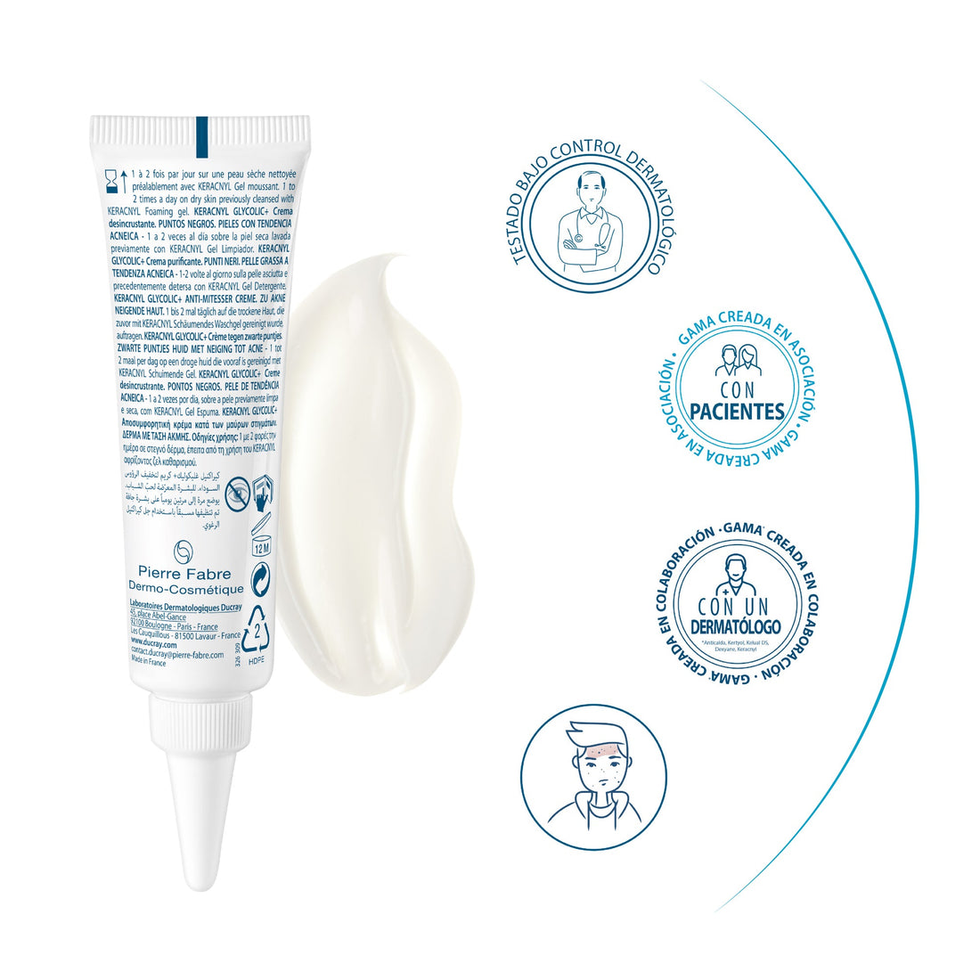 Keracnyl Glycolic+ Crema Desincrustante & Matificante