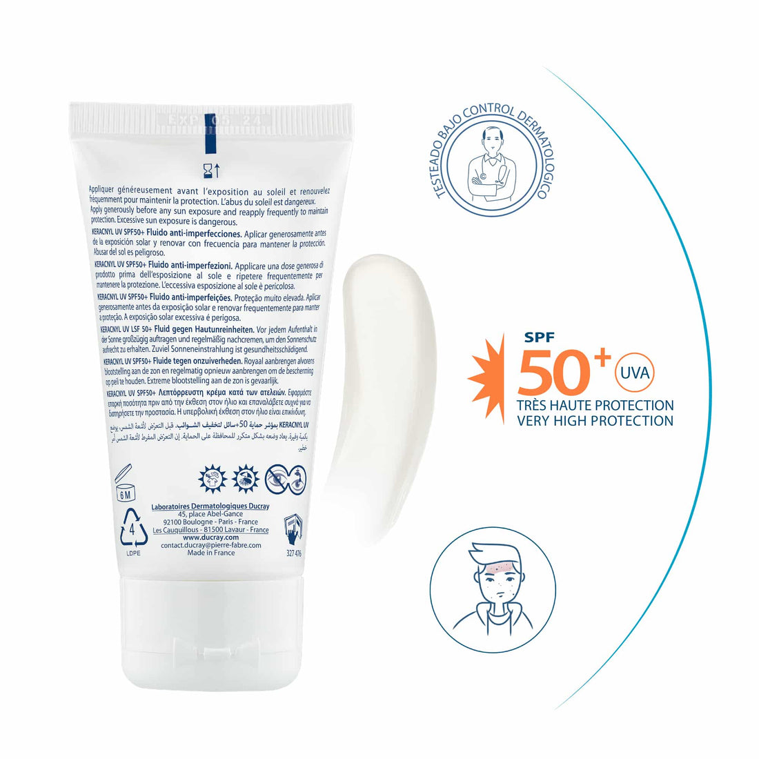 Keracnyl UV Fluido Anti-imperfecciones SPF50+