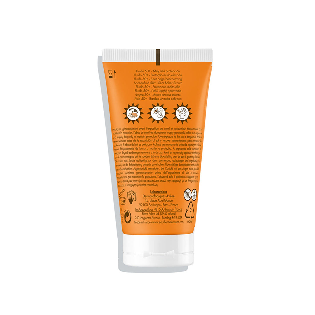 AVÈNE Fluido con Color SPF50+ 50ml