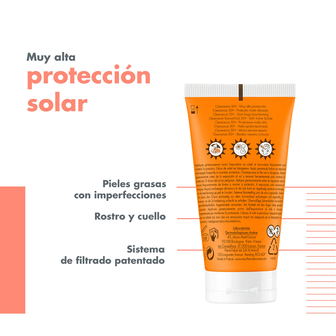 AVÈNE Cleanance Solar SPF50+ 50ml