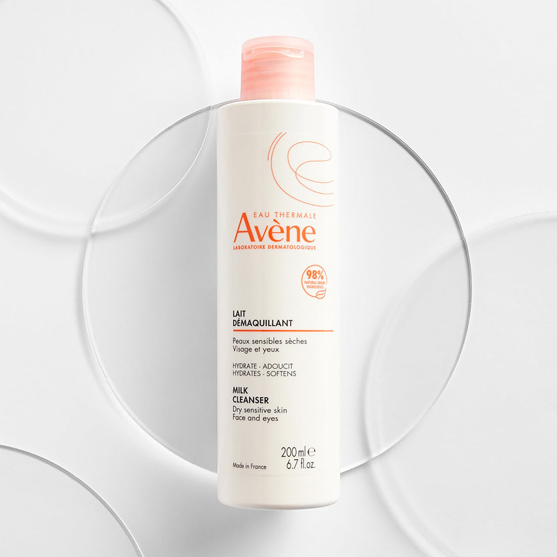 AVÈNE Leche Limpiadora Suavizante 200ml