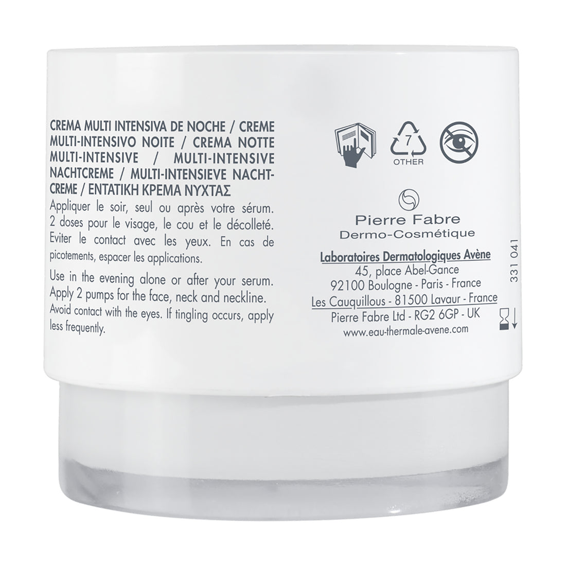 AVÈNE HYALURON ACTIV B3 Crema de Noche Multi-intensiva 40ml