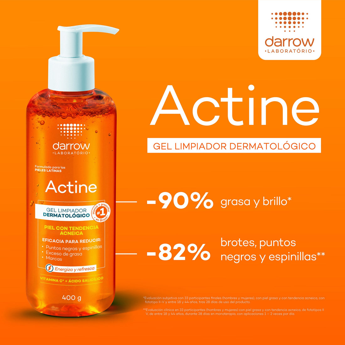 DARROW ACTINE GEL LIMPIADOR DERMATOLÓGICO 400G