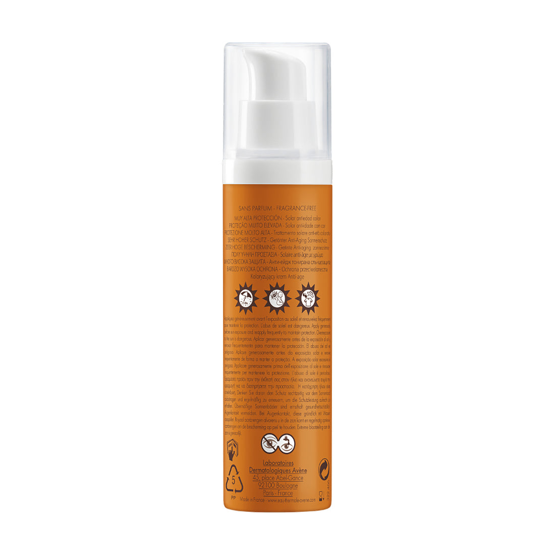 AVÈNE Solar Antiedad SPF50+con color 50ML