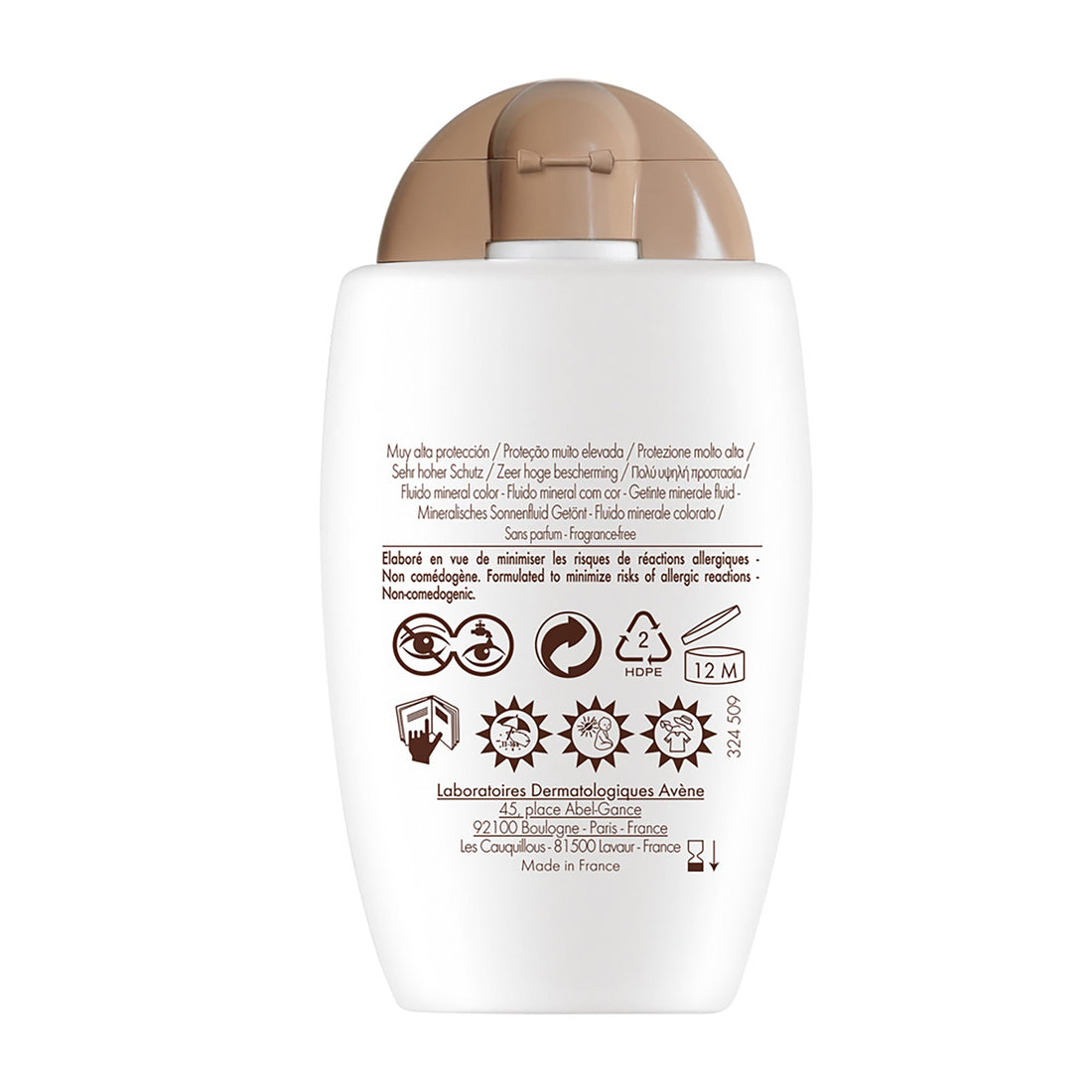 AVÈNE Fluido Mineral con color SPF50+ 40ml