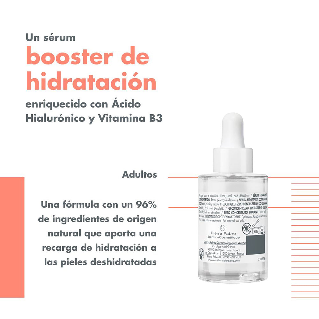 AVÈNE Hydrance Boost Serum Concentrado Hidratante 30ml