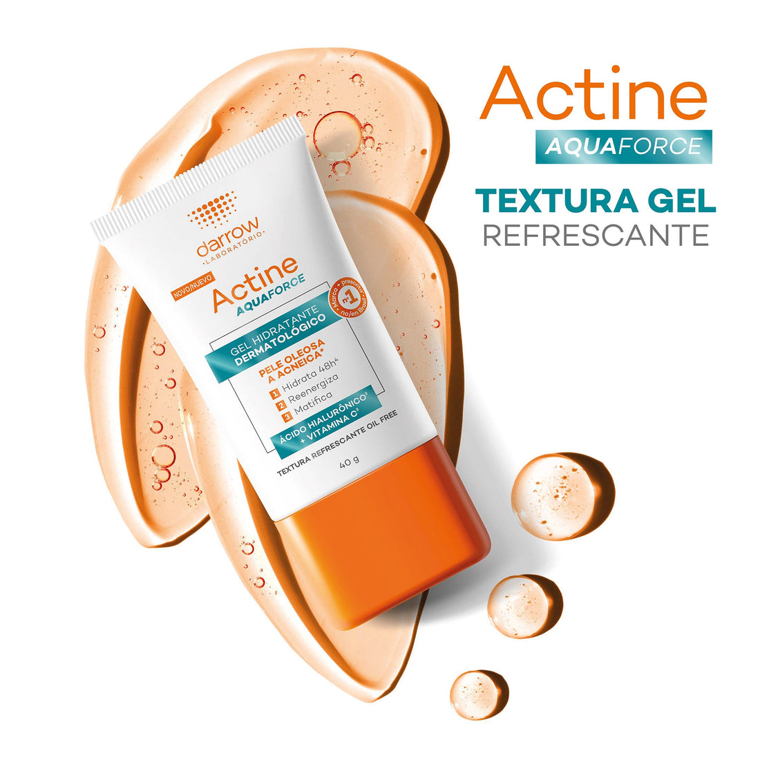 DARROW ACTINE AQUA FORCE GEL HIDRATANTE DERMATOLÓGICO 40ML