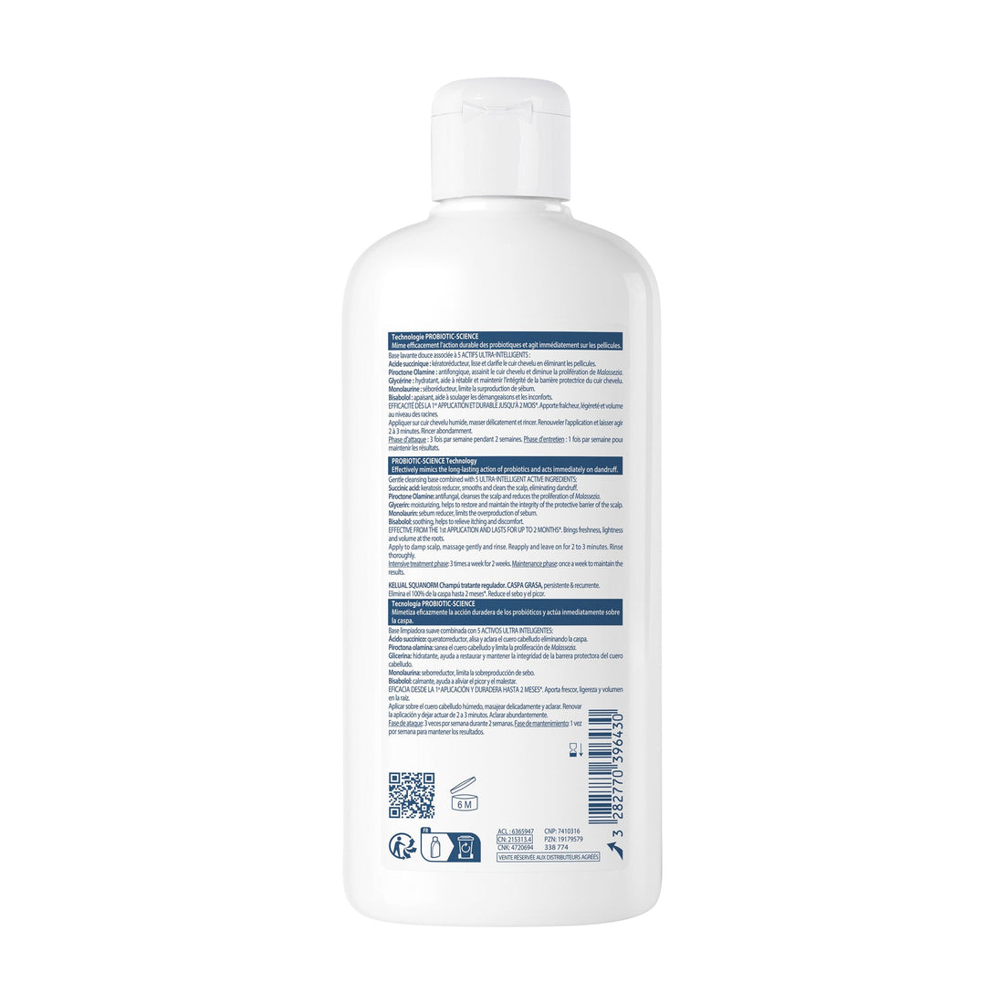 Squanorm Shampoo Tratamiento Anti-Caspa Caspa Grasa