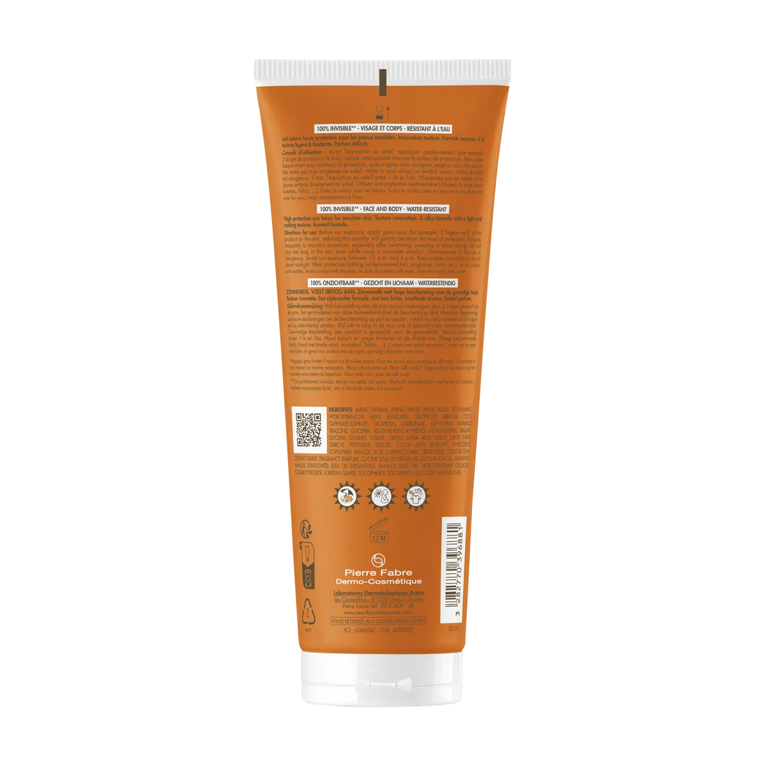 Bloqueador Solar pieles sensibles Leche Solar SPF50 250ml