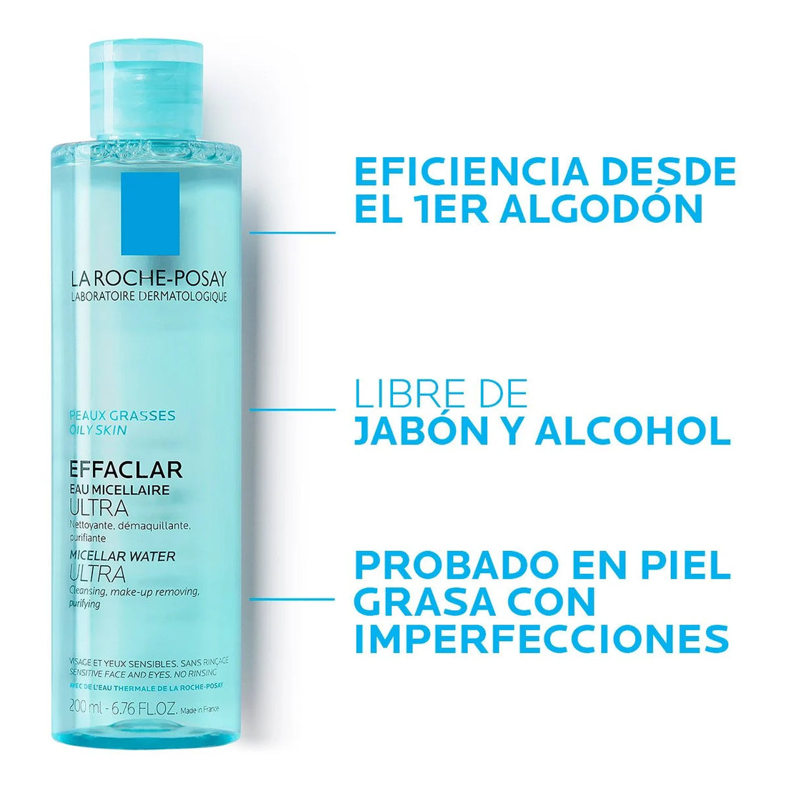 La Roche Posay Effaclar Agua Micelar 400ml