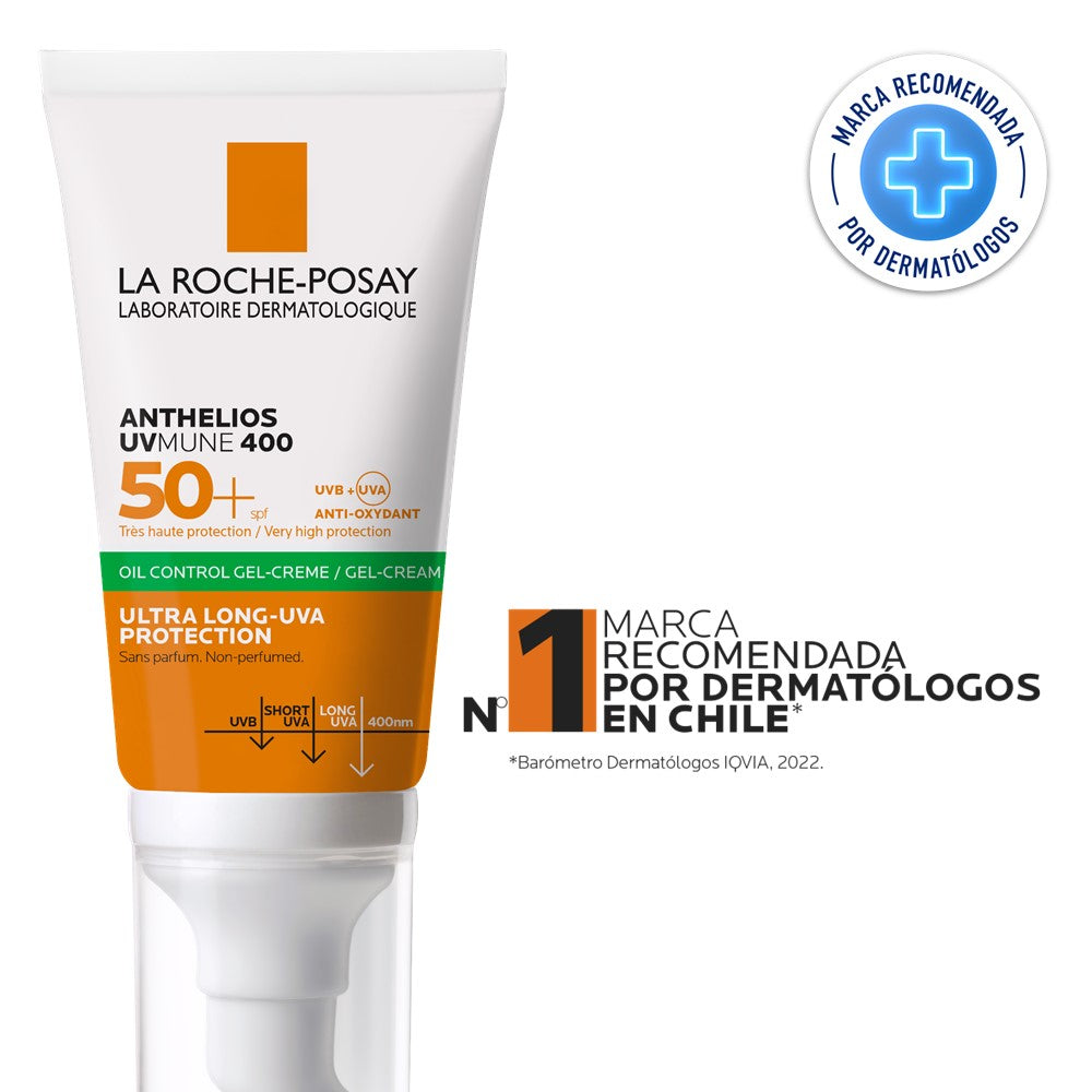 Protector Solar Anthelios UVMUNE 400 Oil Control Toque Seco SPF50+ 50ml