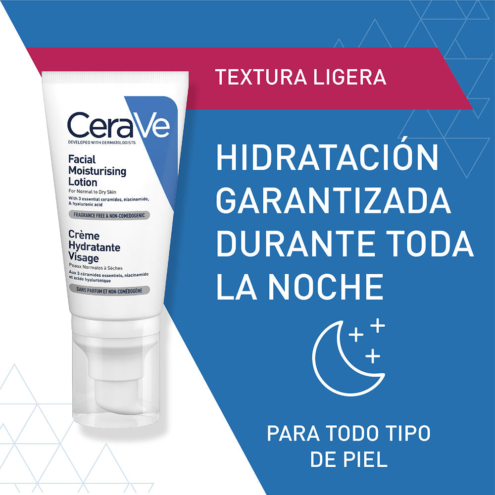 Cerave Loción Hidratante de Rostro PM 52ml