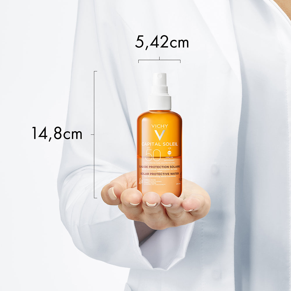 Vichy Agua Protección Solar Bronceante SPF50 200ml