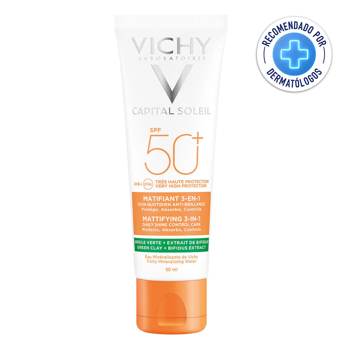 Vichy Capital Soleil Matificante 3 en 1 FPS 50+ 50ml