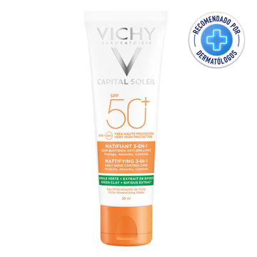 Vichy Capital Soleil Matificante 3 en 1 FPS 50+ 50ml