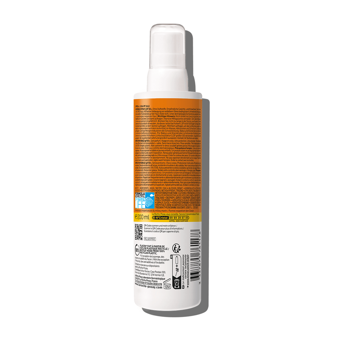 Anthelios Spray Invisible FPS50+ 200ml