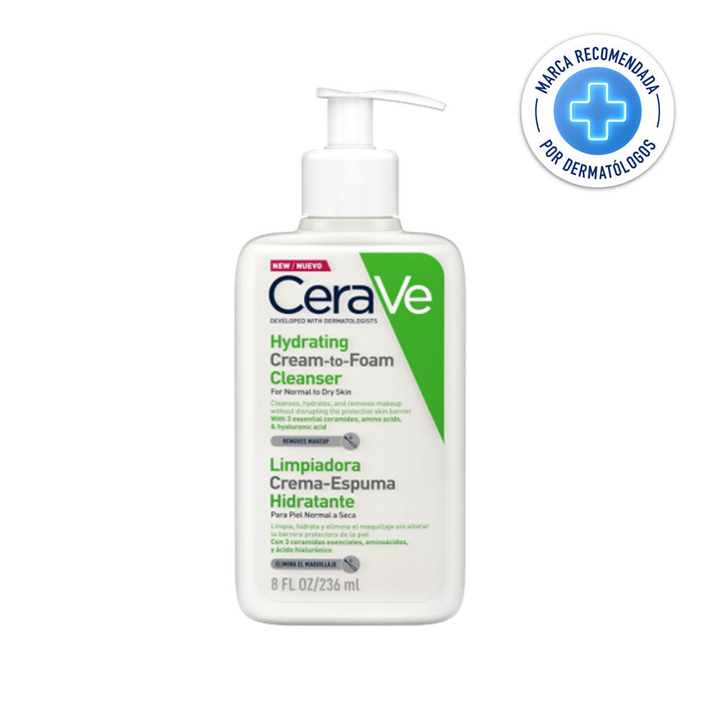 Cerave Limpiadora Crema – Espuma Hidratante 236ml