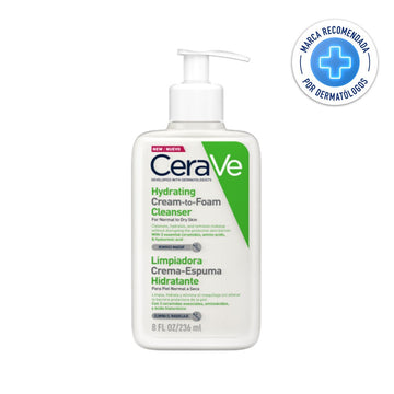Cerave Limpiadora Crema – Espuma Hidratante 236ml