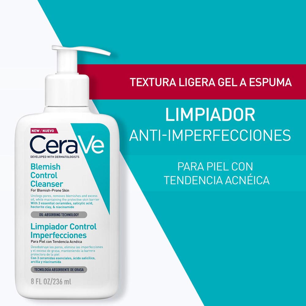 Cerave Limpiador Control Imperfecciones 236ml