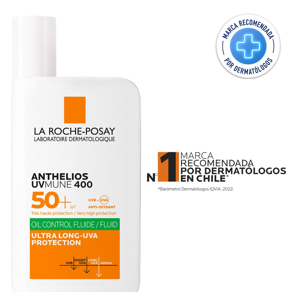 Fotoprotector Anthelios UVMUNE 400 Oil Control Fluido SPF50+ 50ml
