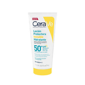 Protector solar cuerpo y rostro Loción Invisible Hidratante FPS 50+ 75ml