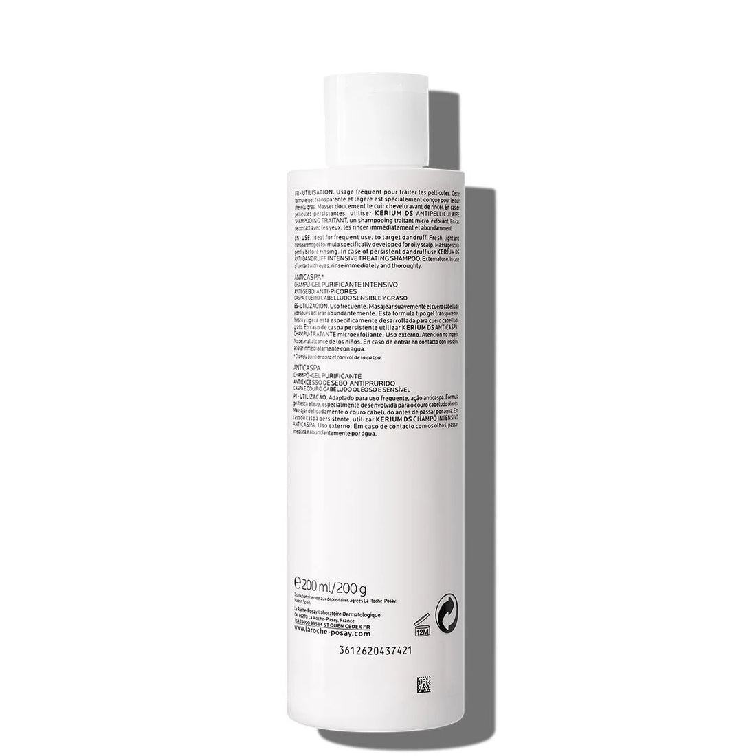 La Roche-Posay Shampoo Anti-Caspa Grasa Kerium 200 ml