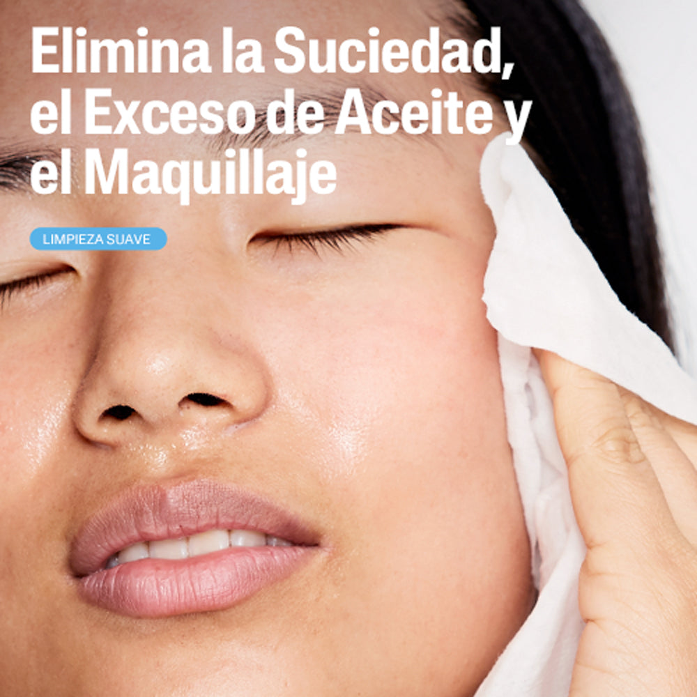 Toallitas de Limpieza Facial piel sensible 25 u
