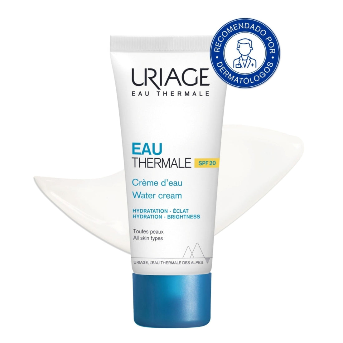 Crema de Agua Hidratante Rostro SPF20 Eau Thermale 40ml