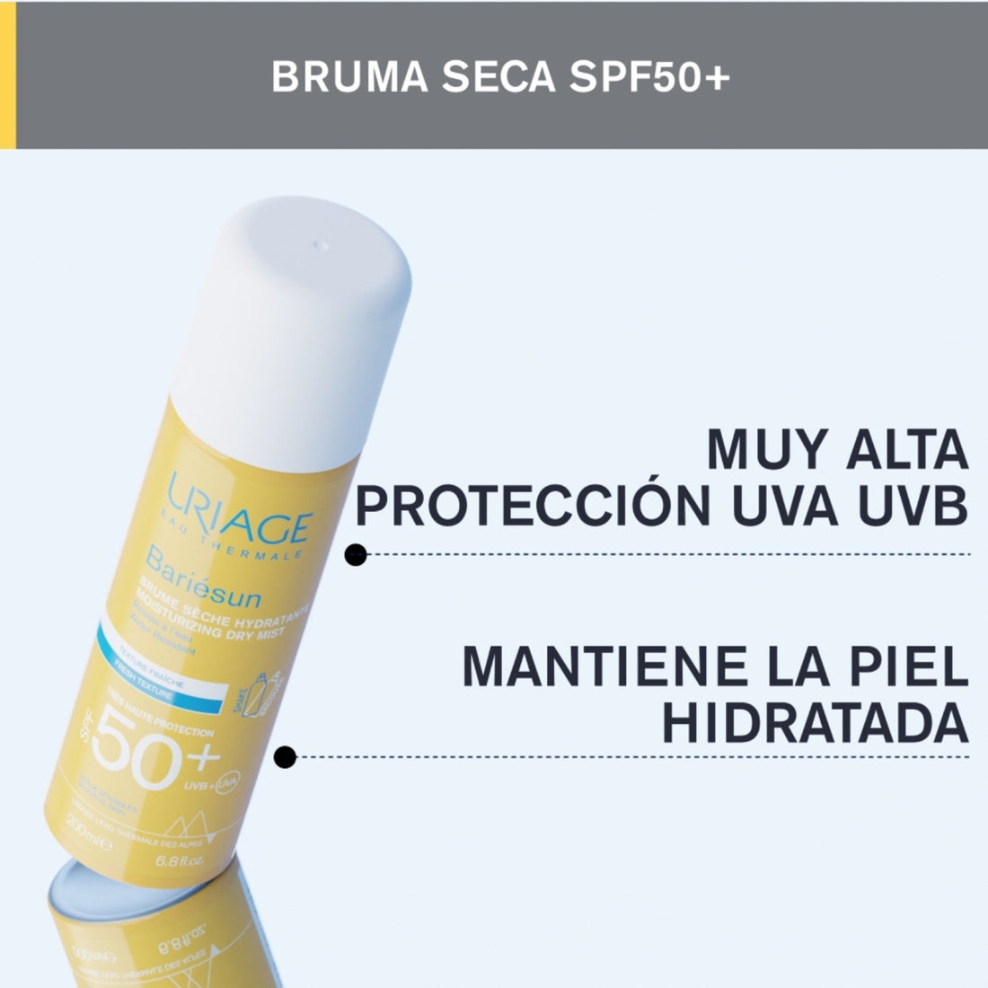 Protector Solar Bariésun Bruma Seca SPF50+
