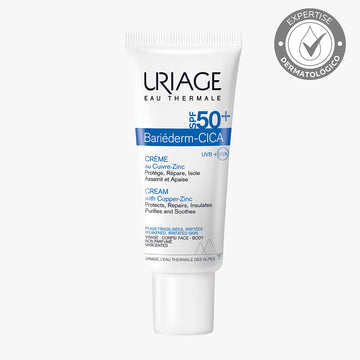 Crema Reparadora SPF50+Bariéderm-CICA Con Cobre y Zinc 40ml