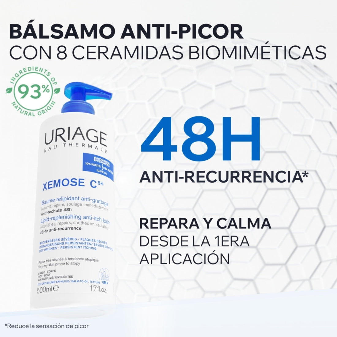 Crema Nutritiva Cuerpo Xémose Bálsamo Óleo-calmante Anti-prurito 500ml