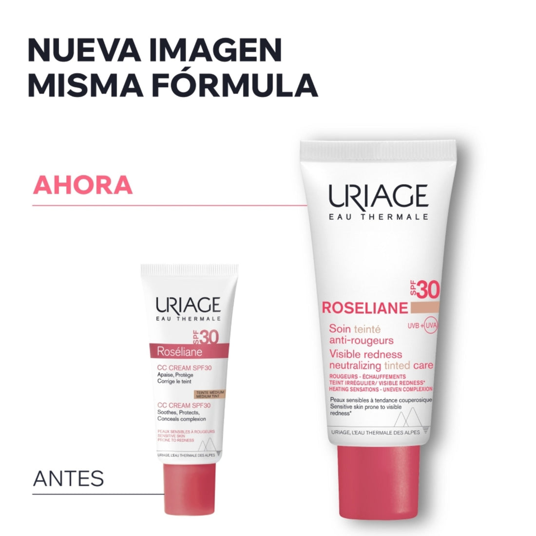 Crema Anti-Rojeces SPF30 Roséliane Con color 40ml