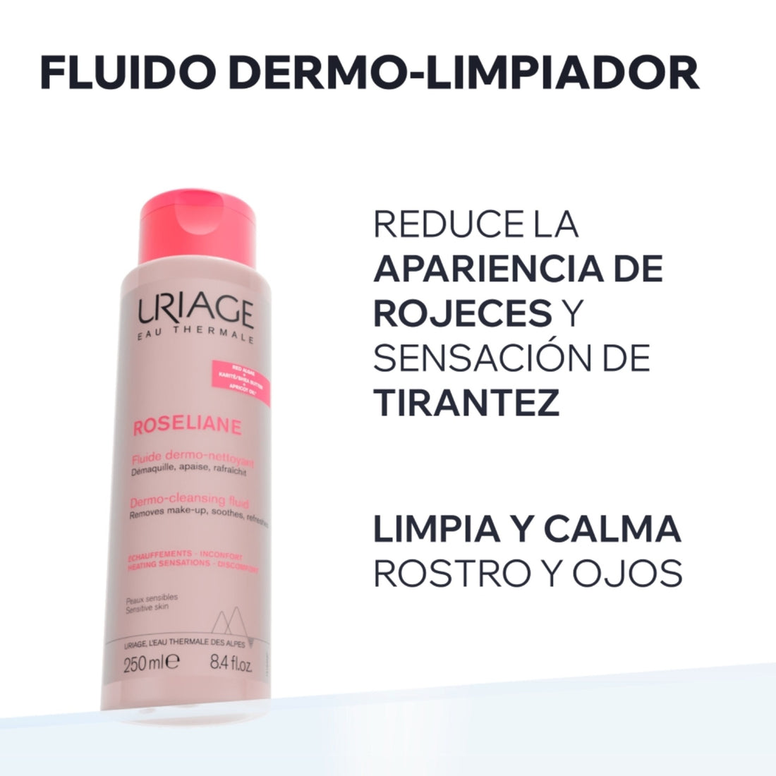 Limpiador Fluido Anti-Rojeces Roséliane 250ml