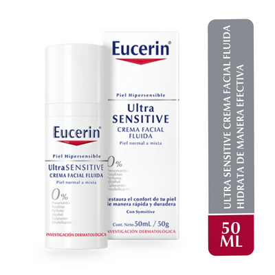 Eucerin Crema Facial Fluida Ultrasensitive 50ml