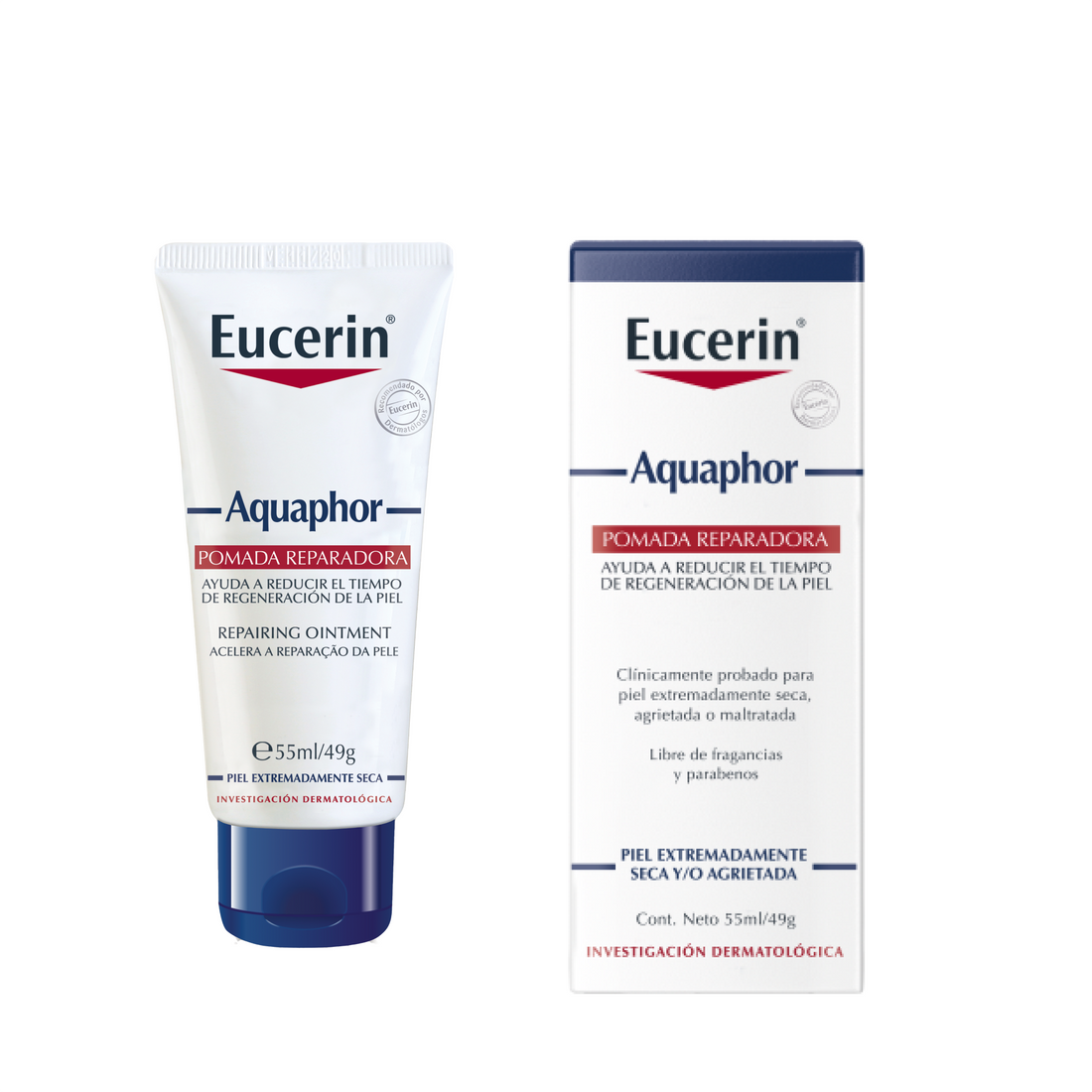 Eucerin Aquaphor Ungüento Reparador 50ml Tubo