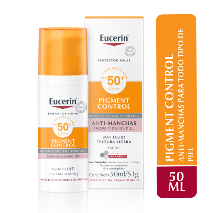 Protector Solar Eucerin Pigment Control FPS 50+ 50ml