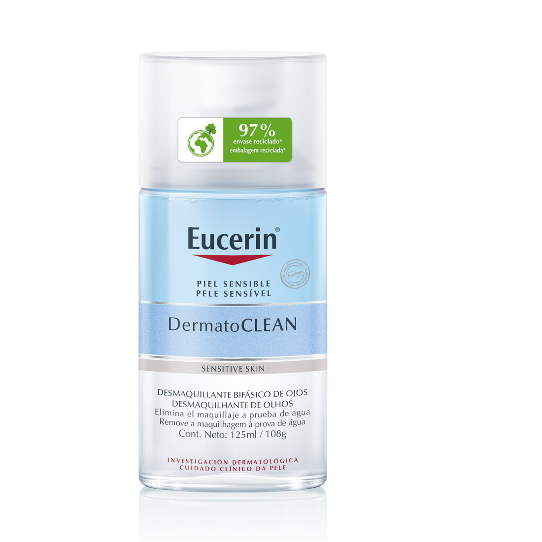 Eucerin Dermatoclean Desmaquillante Bifásico De Ojos 125ml