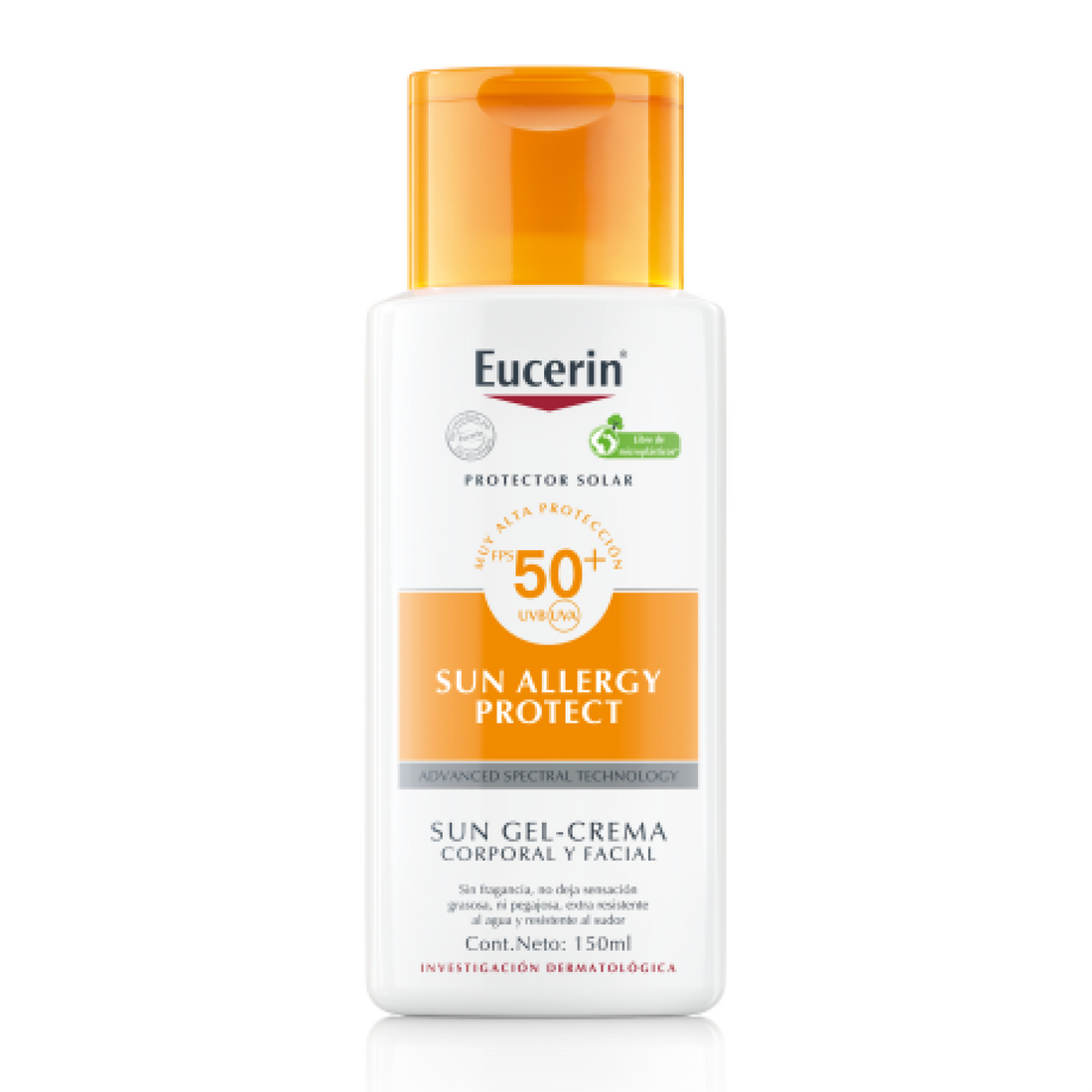 Eucerin Protector Solar Crema Alergias Solares FPS50 150ml