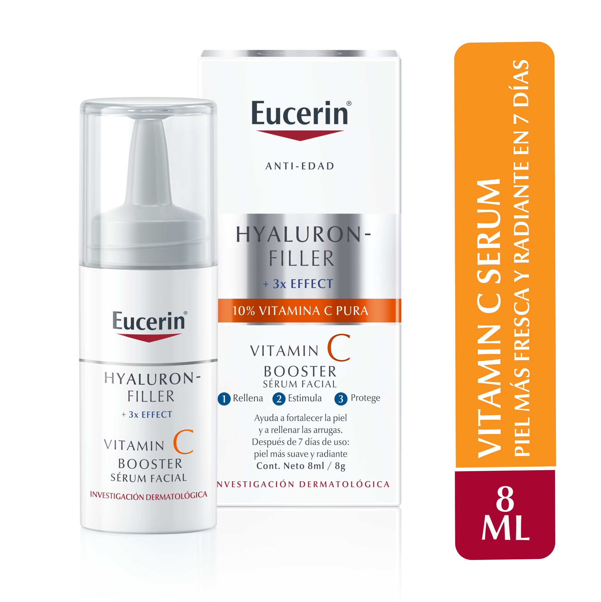 Eucerin Booster Anti Edad Hyaluron Filler Vitamina C 8ml