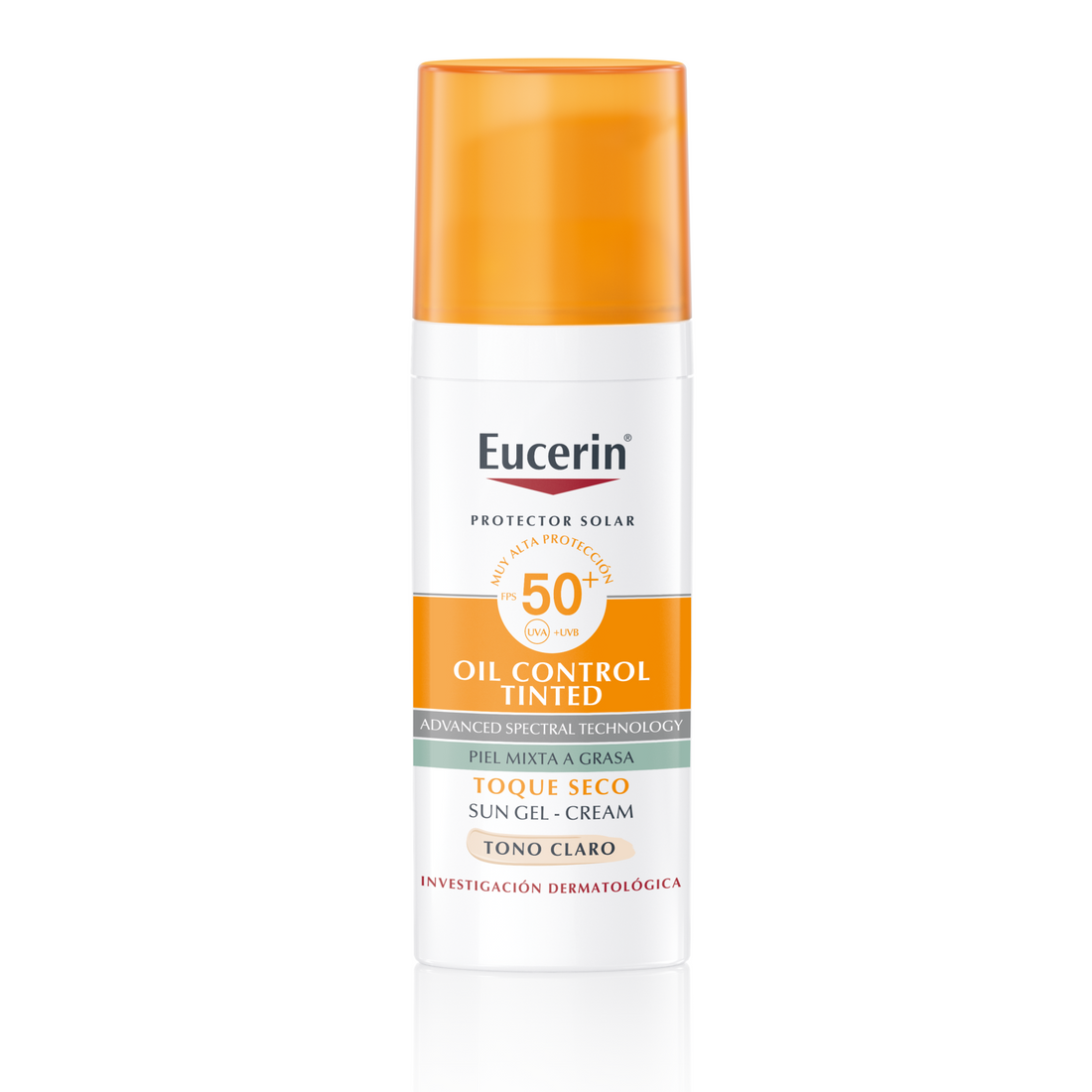 Eucerin Sun Oil Control Tinted Facial Tono Light FPS50+ 50ml