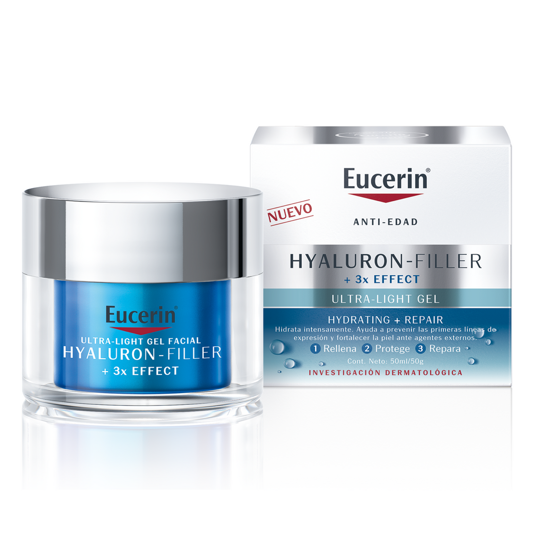 Eucerin Gel Facial Eucerin Hyaluron Filler Ultra Light +3X Effect 50ml