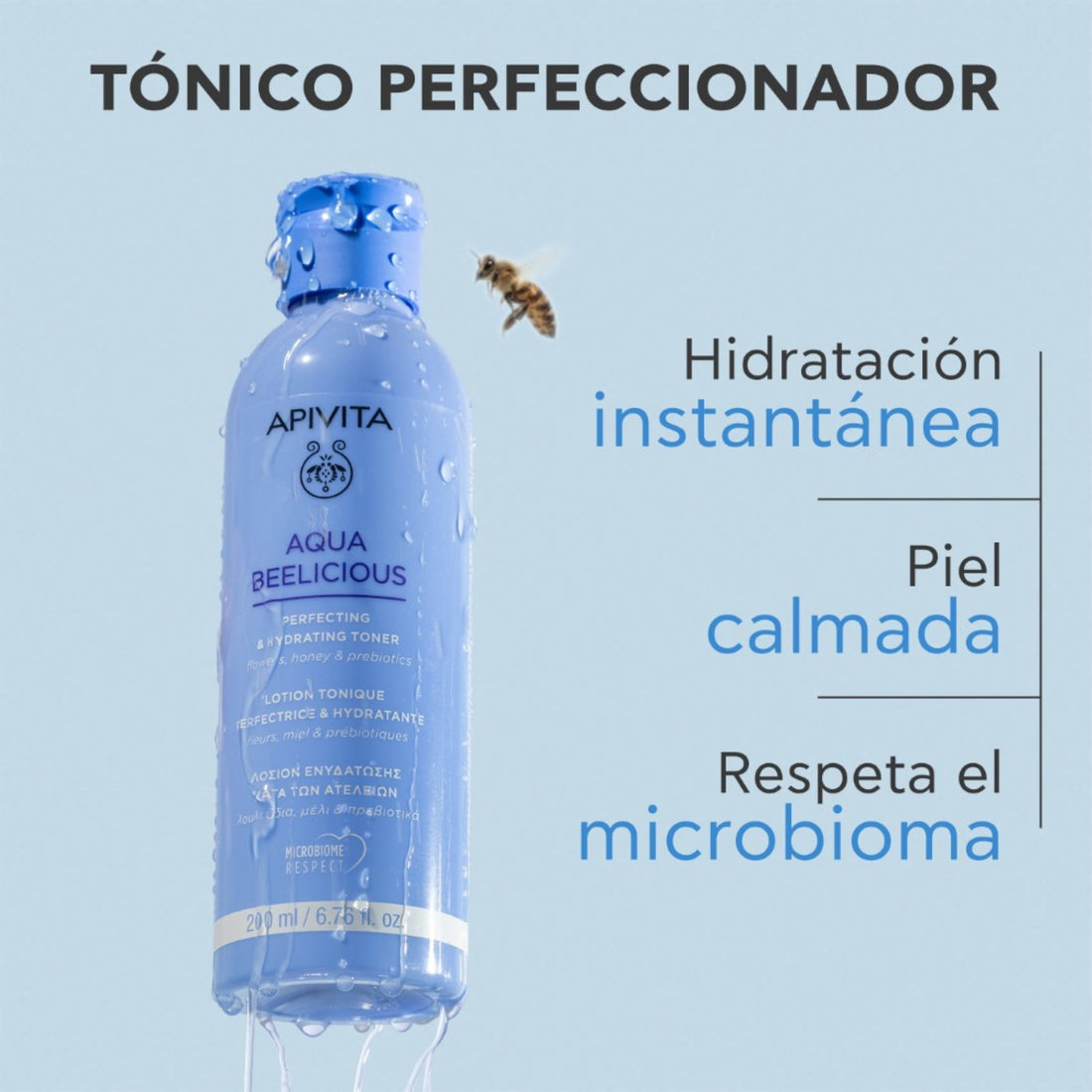 Tónico Perfeccionador & Hidratante Aqua Beelicious 200ml