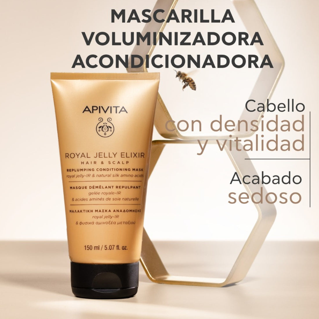 Mascarilla Voluminizadora Acondicionadora para el cabello y cuero cabelludo 150ml
