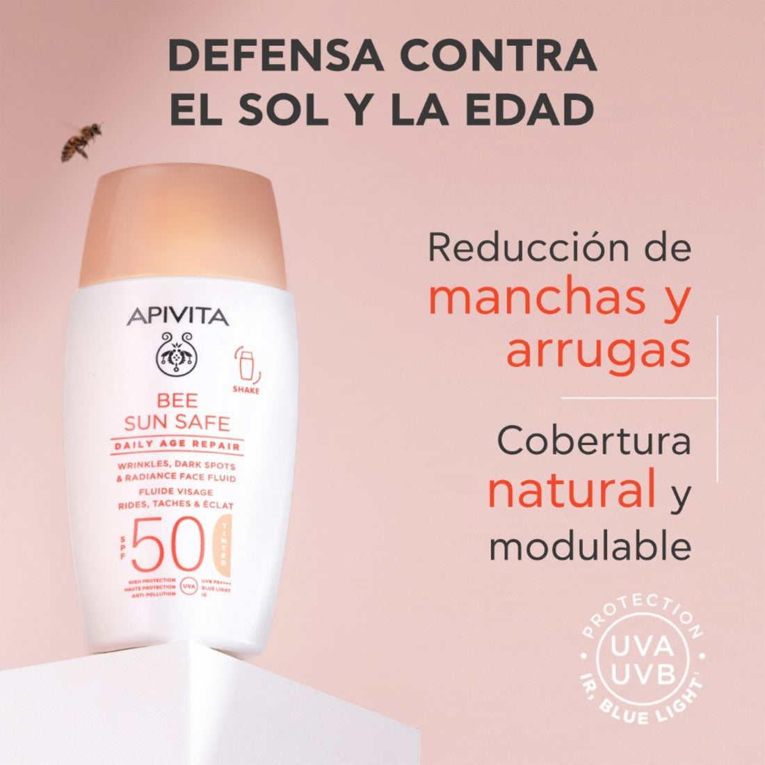 Fotoprotector Antiedad con color SPF50 50 ml