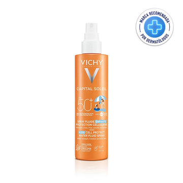 Bloqueador  Spray invisible infantil Capital Soleil FPS50 200ml