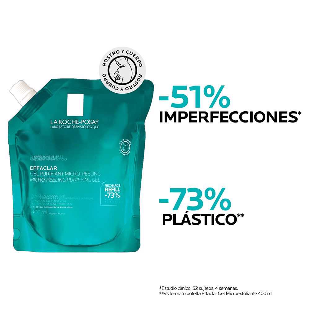 Beneficios de Effaclar Gel Purificante Micro-peeling